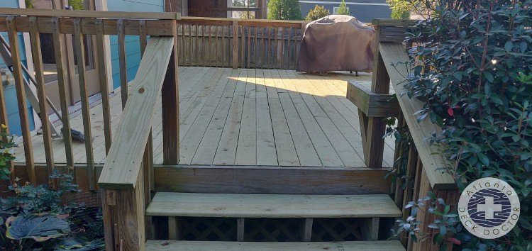 Deck Carpentry Repairs By Atlanta Deck Doctor