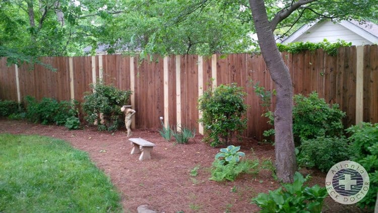 Fence Carpentry Repairs By Atlanta Deck Doctor