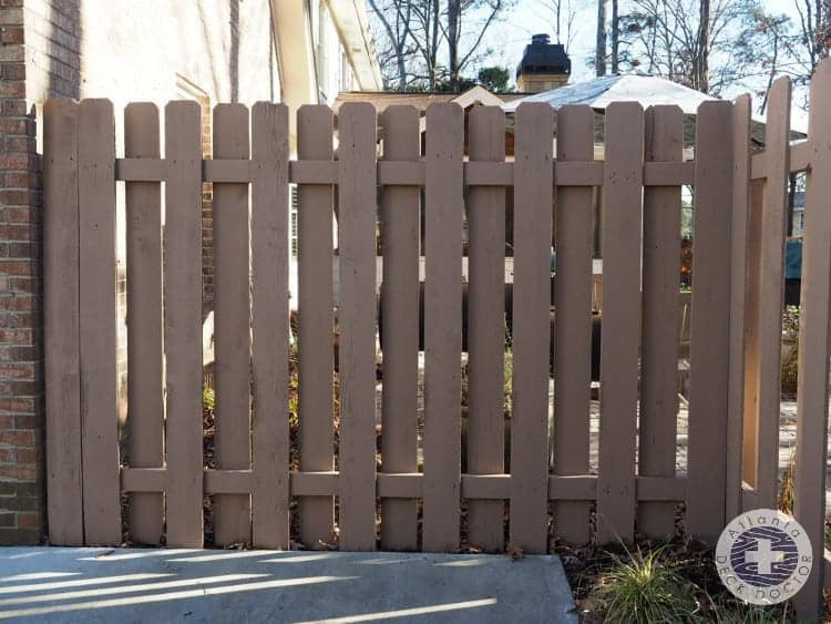 Fence Painting By Atlanta Deck Doctor