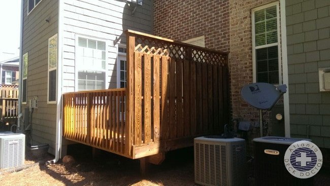 Peachtree-Corners Norcross, GA Deck Cleaned, Stained, Sealed With TWP 1501