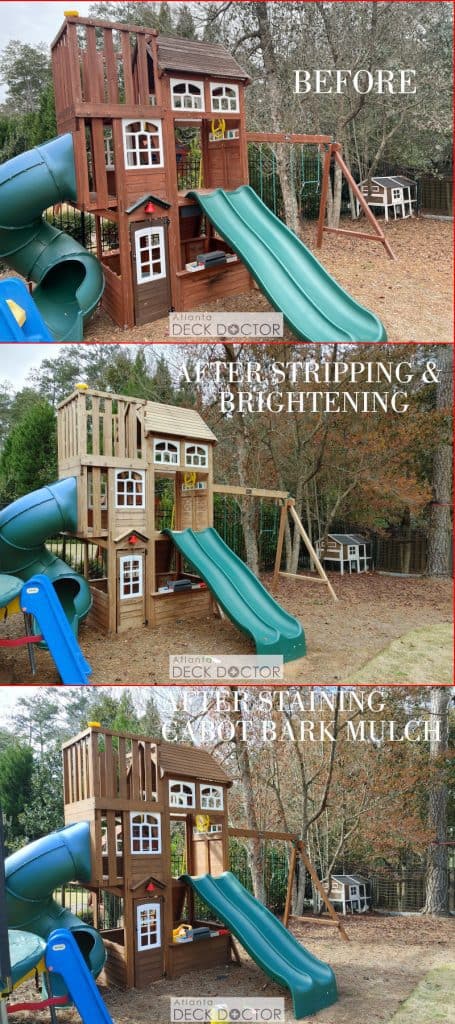 Atlanta Swing-Set Cleaning Staining Sealing Services