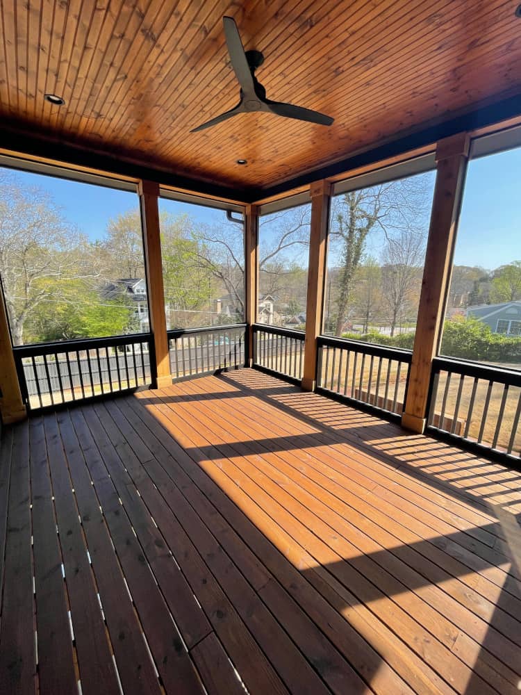 Refinished Screen Porch In Brookhaven Ga 2022