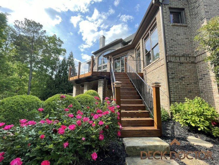 Deck Staining & Sealing Project Atlanta